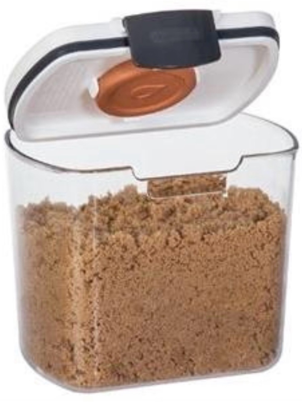 Progressive brown sugar airtight storage container with terra cotta disk, 6 cups